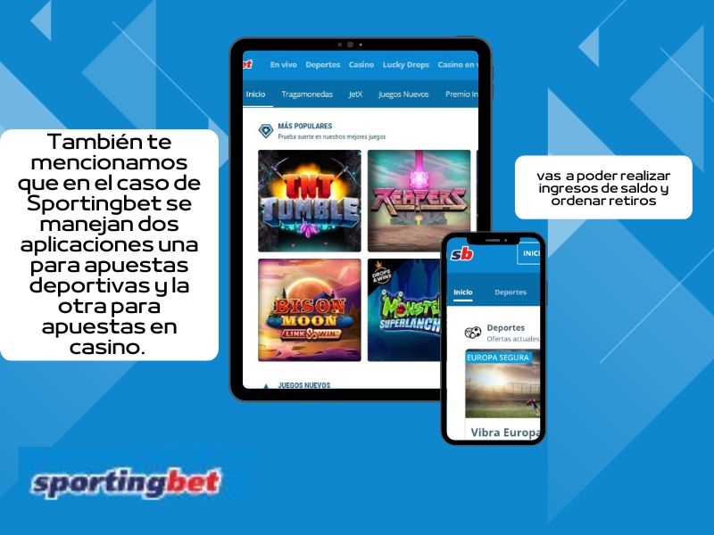 Sitio web móvil de Sportingbet