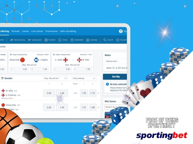 The advantages offered by sports betting at Sportingbet