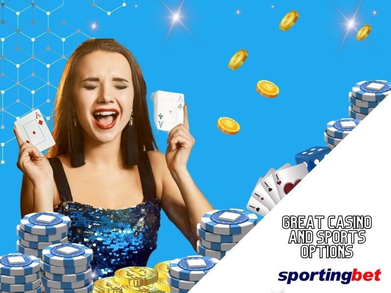 What types of bets and games does Sportingbet offer?