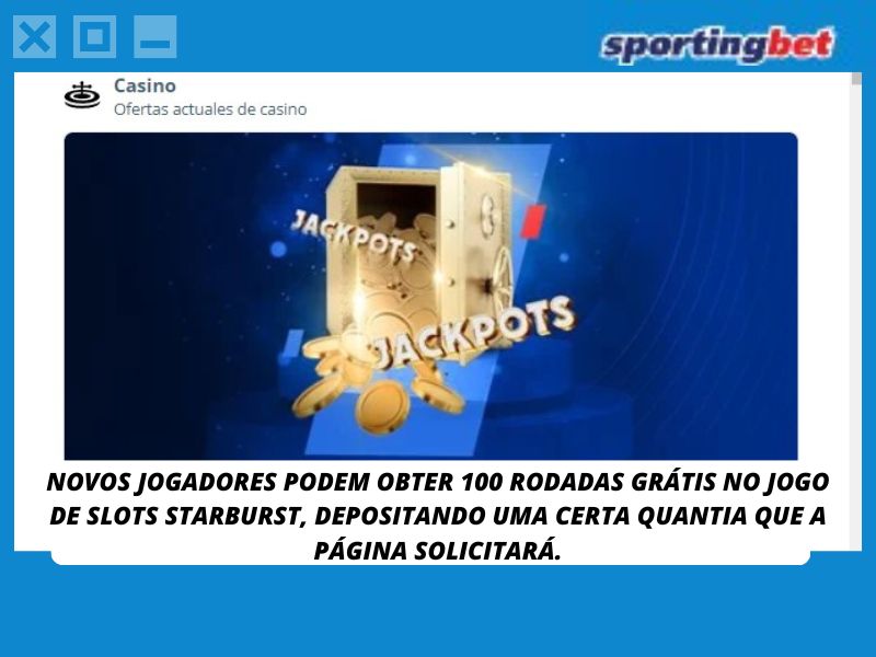Bônus e promoções na Sportingbet