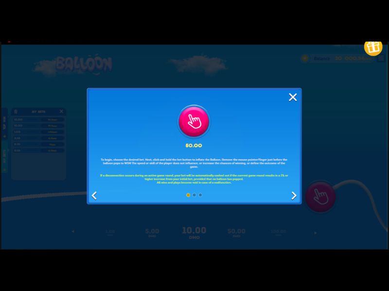 Μπόνους «Balloon» της Sportingbet
