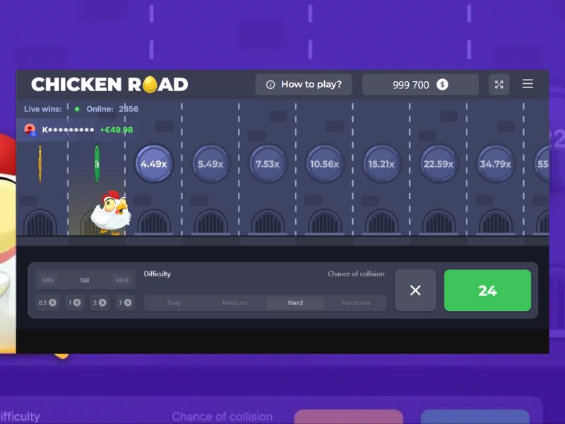 Spielregeln für Chicken Road
